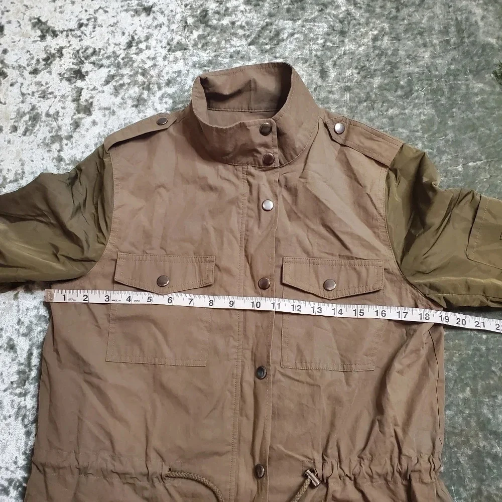 Lulu's Style Sergeant Olive Green Jacket - Picture 6 of 9